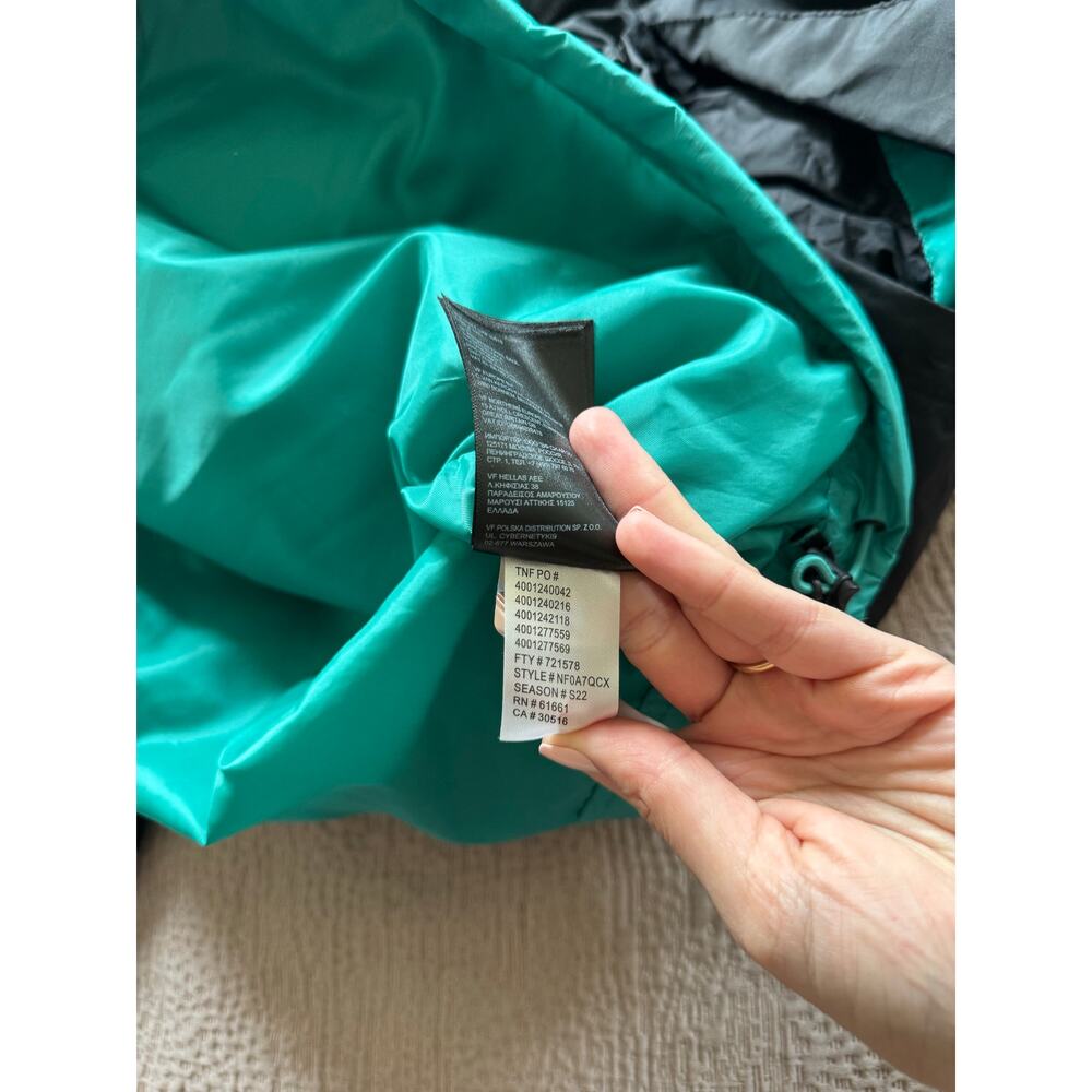 THE NORTH FACE Alamosa Wind Jacket in Black/Porcelain Green Size XXL - Picture 8 of 9